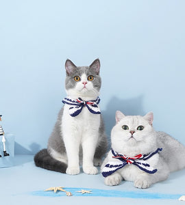 Nautical Style Collar for Cats and Dogs