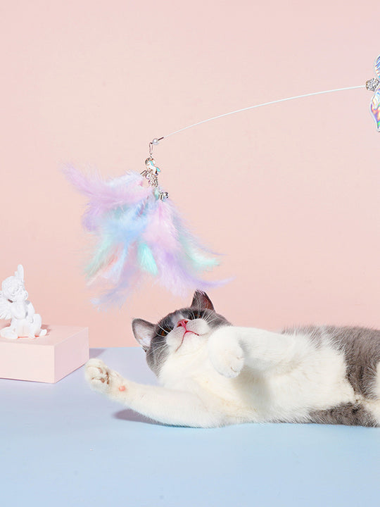 ZEZE Angel Wand Cat Teaser Toy