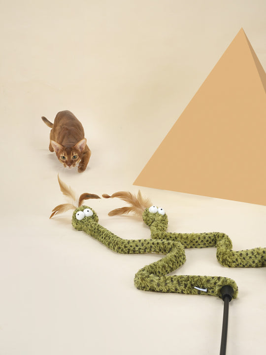 Rattlesnake Crinkle Teaser Toy